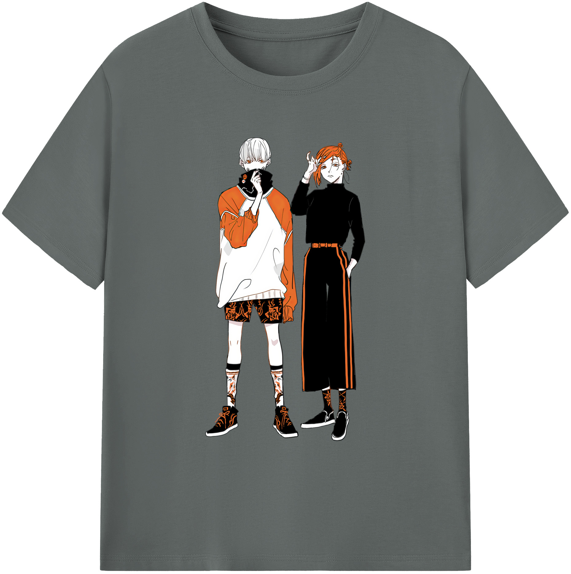 （画像用） 呪術廻戦 Jujutsu Kaisen 綿100％ メンズ半袖Tシャツ｜肌触りやわらか＆通気性